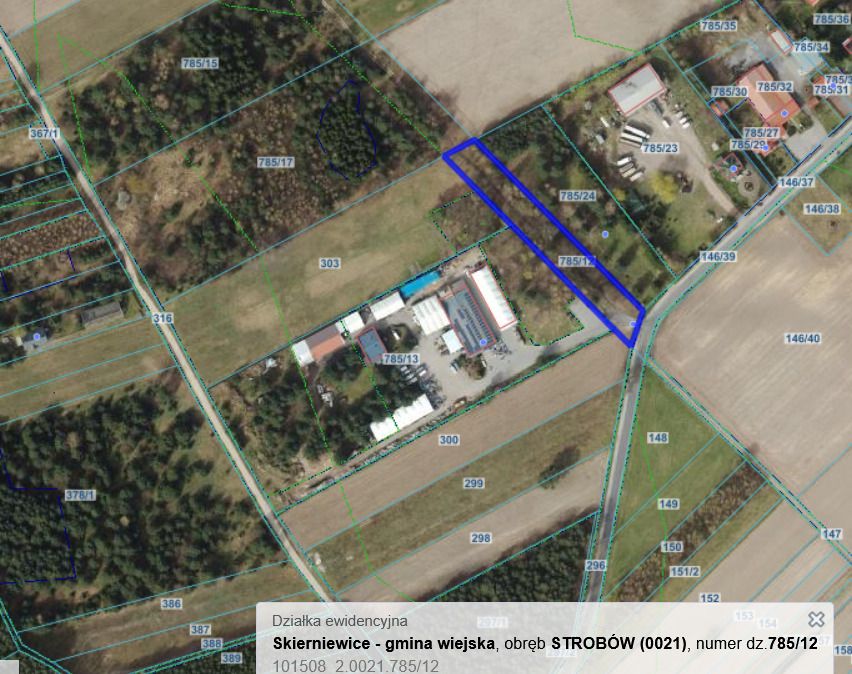 Działka inwestycyjna Strobów. Zdjęcie 3