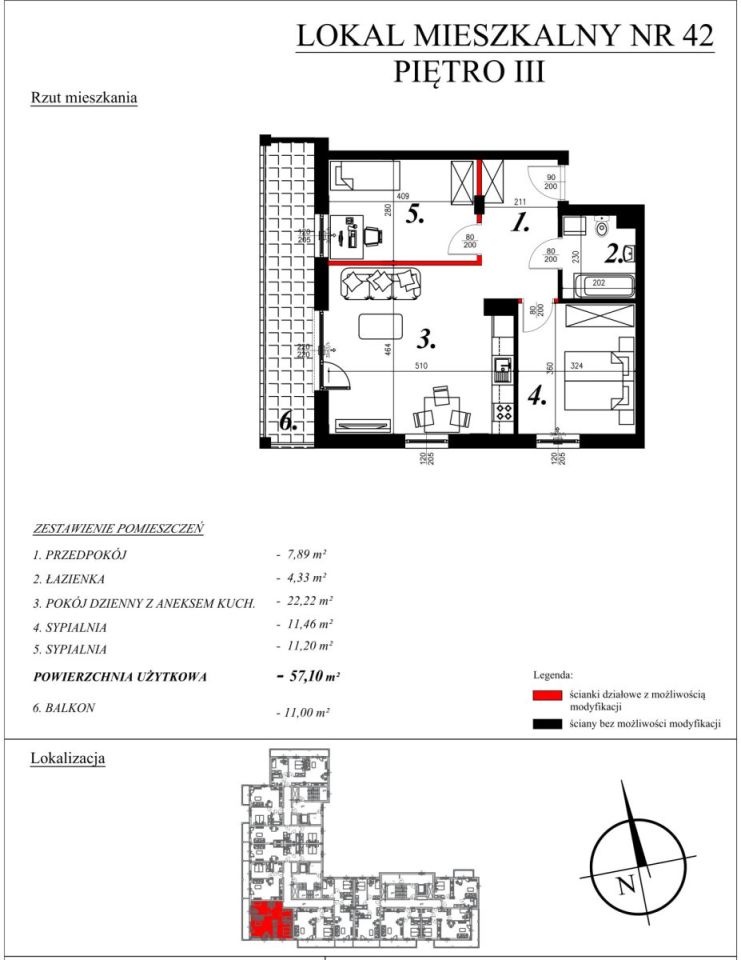 Mieszkanie 3-pokojowe Sochaczew, ul. Kochanowskiego. Zdjęcie 22
