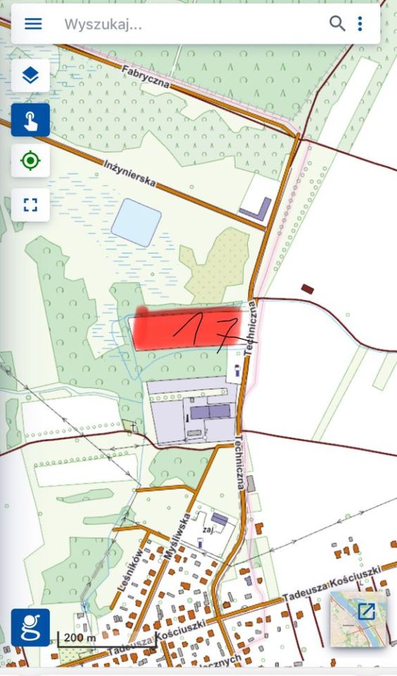 Działka inwestycyjna Lubaczów, ul. Techniczna. Zdjęcie 2