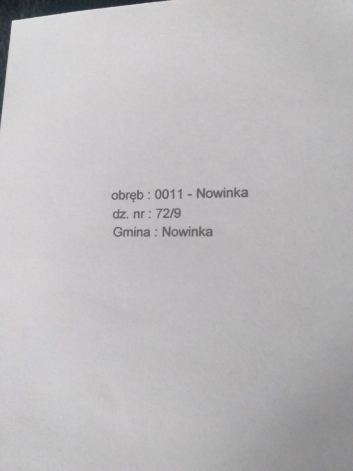 Działka rolno-budowlana Nowinka. Zdjęcie 6