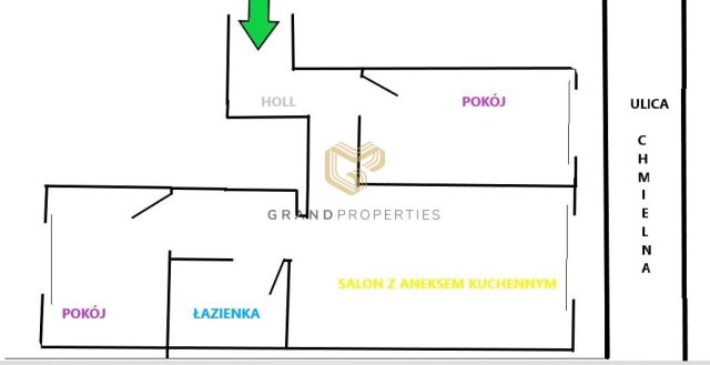 Mieszkanie 3-pokojowe Warszawa Śródmieście, ul. Chmielna. Zdjęcie 12