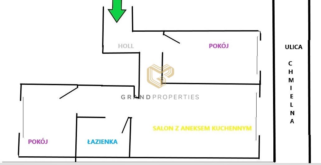 Mieszkanie 3-pokojowe Warszawa Śródmieście, ul. Chmielna. Zdjęcie 14