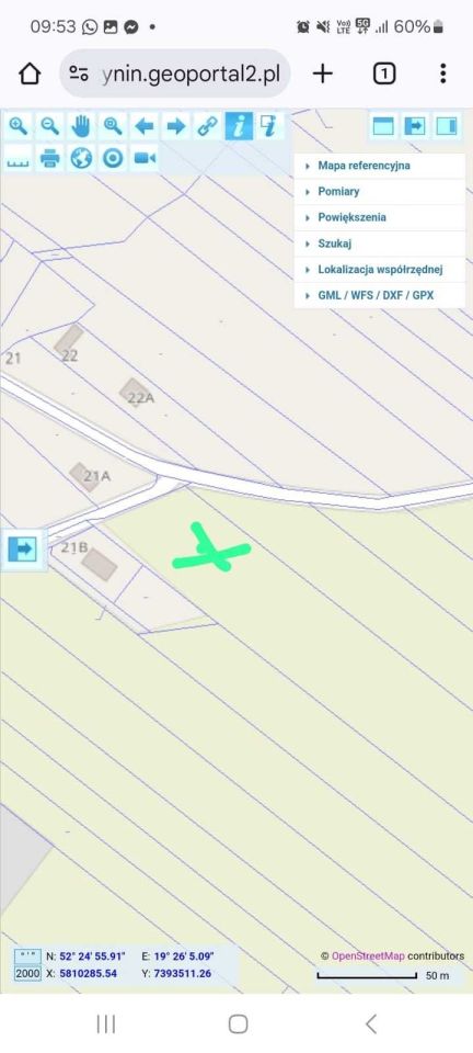 Działka budowlana Strzałki