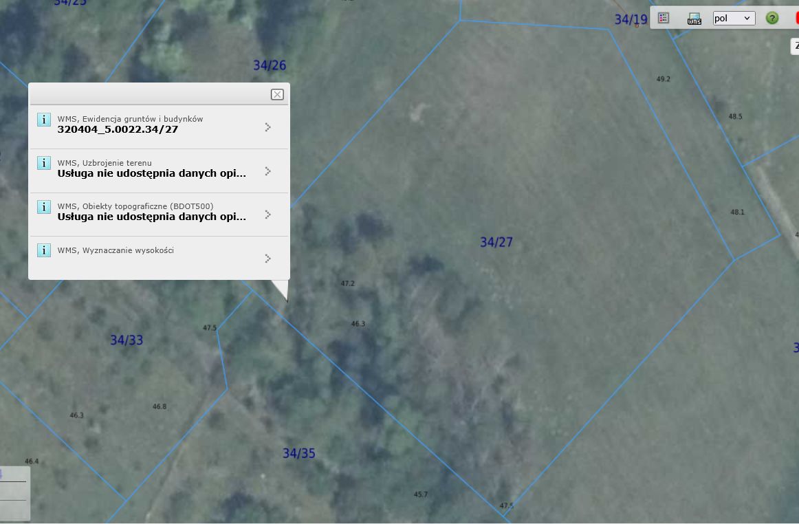 Działka budowlana Miętno