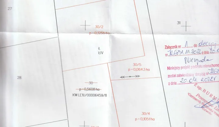 Działka budowlana Dąbrowa Środkowa