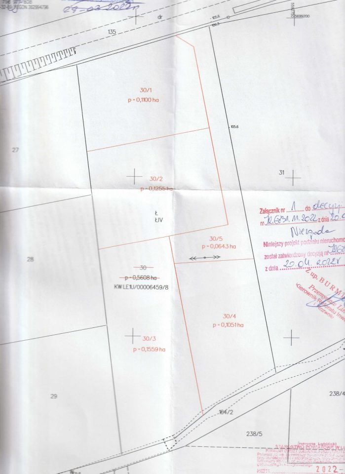 Działka budowlana Dąbrowa Środkowa