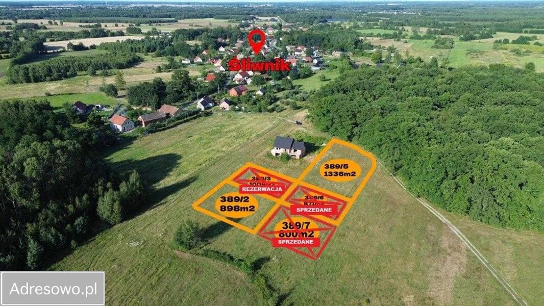 Działka budowlana Śliwnik. Zdjęcie 2