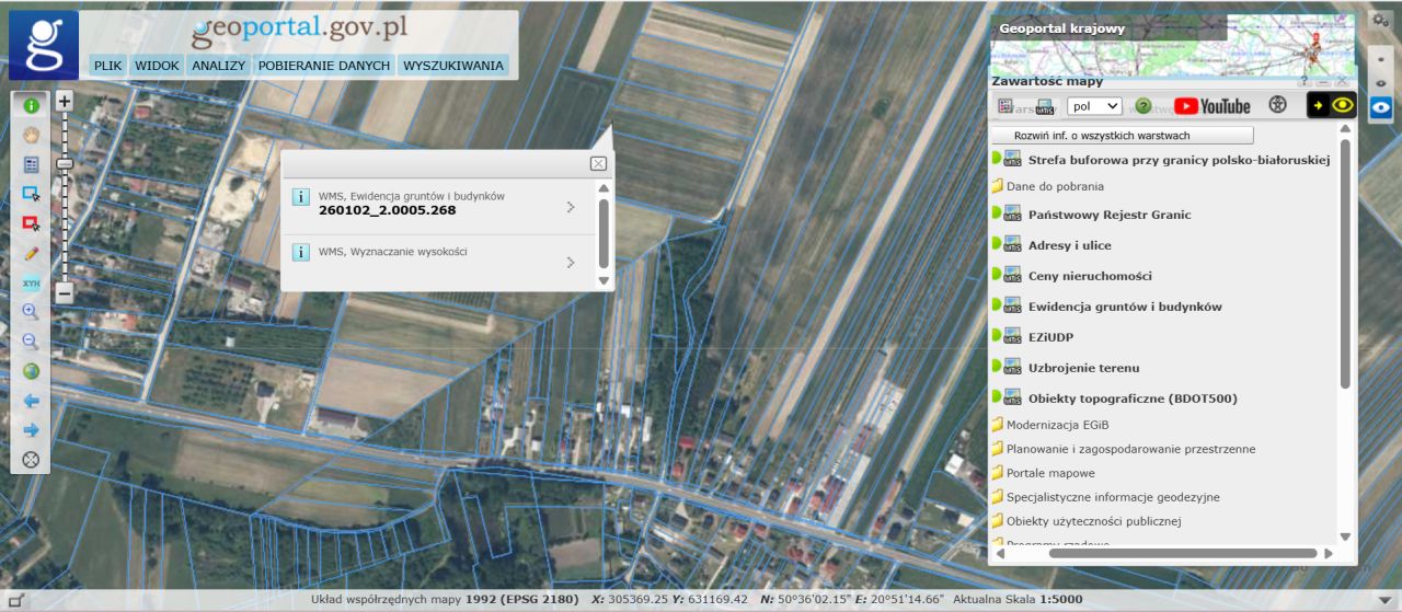 Działka rolna Gnojno