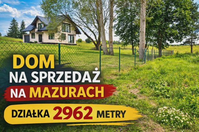 dom wolnostojący, 5 pokoi Pasym, Zurawia ( Czapli ). Zdjęcie 1