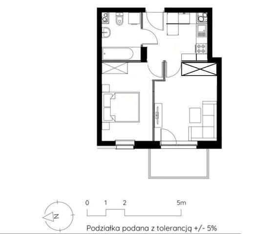 Mieszkanie 2-pokojowe Lublin Śródmieście. Zdjęcie 5