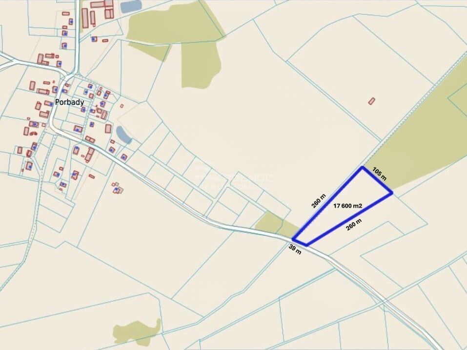 Działka budowlana Porbady. Zdjęcie 10