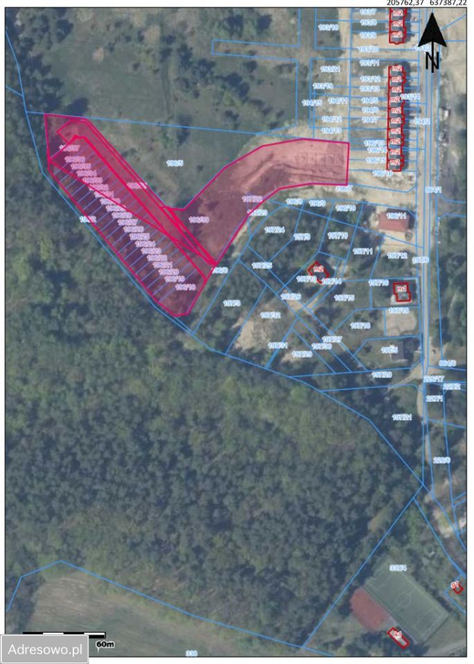 Działka inwestycyjna Przęsocin
