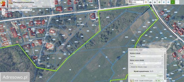 Działka budowlana Tanowo, ul. Gunicka. Zdjęcie 1