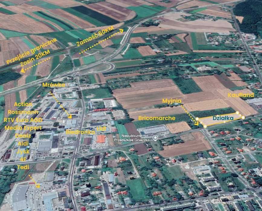 Działka inwestycyjna Hrubieszów. Zdjęcie 5