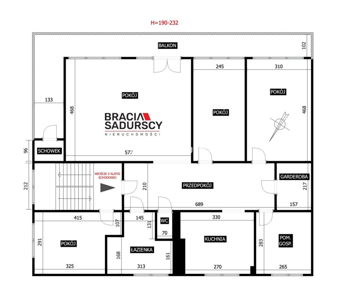 Mieszkanie 4-pokojowe Wieliczka, ul. Polna. Zdjęcie 3