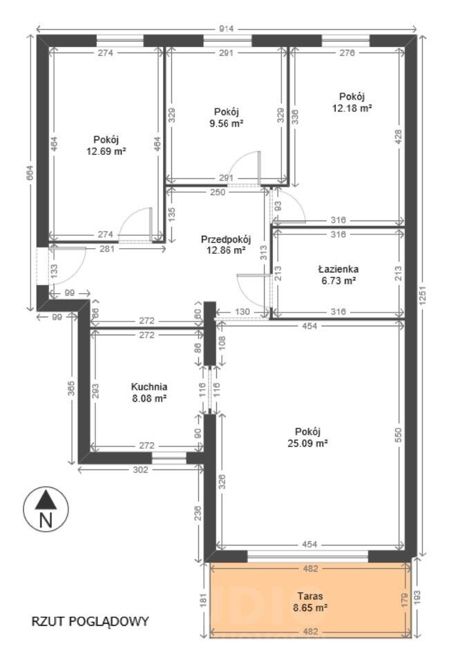 Mieszkanie 4-pokojowe Kraków Podgórze, ul. Ludwika Rydygiera. Zdjęcie 18