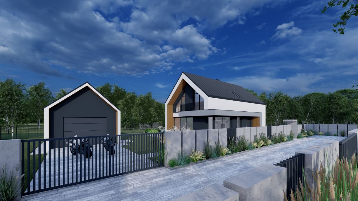 dom wolnostojący, 6 pokoi Brzóza Królewska. Zdjęcie 3