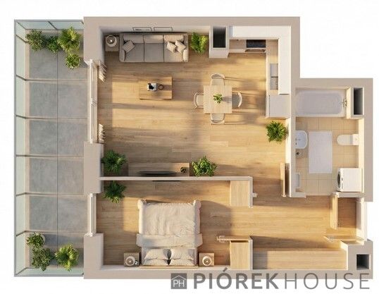 Mieszkanie 2-pokojowe Warszawa Włochy, al. Krakowska. Zdjęcie 8