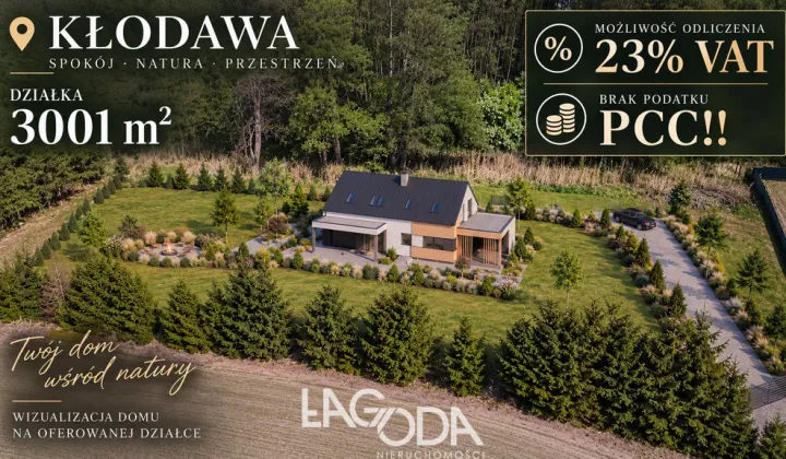 Działka budowlana Kłodawa