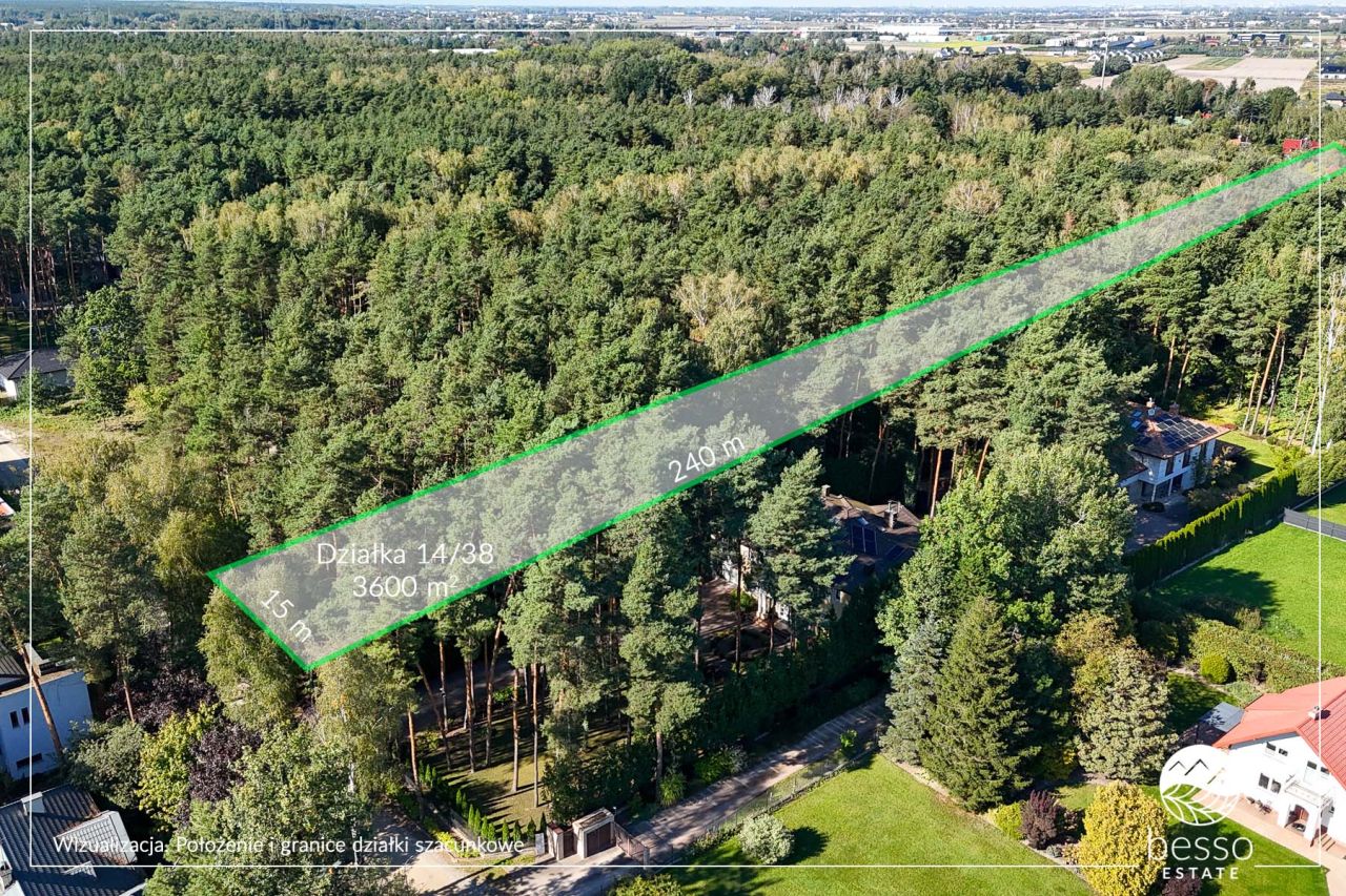Działka budowlana Jazgarzewszczyzna, ul. Letnia. Zdjęcie 9