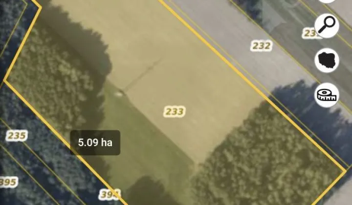 Działka rolna Ossówka