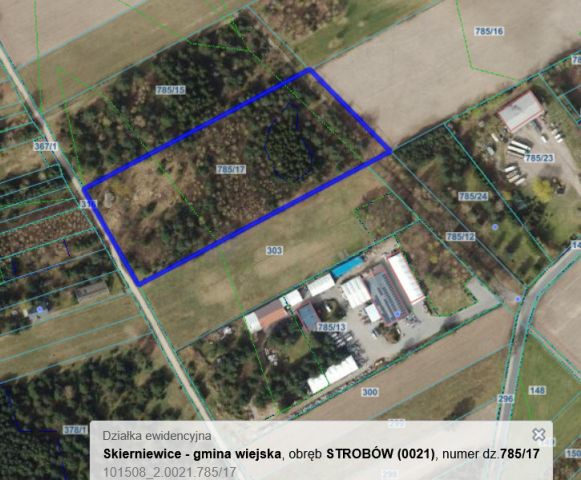 Działka inwestycyjna Strobów. Zdjęcie 2