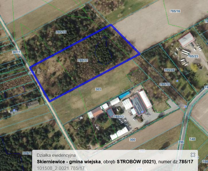 Działka inwestycyjna Strobów. Zdjęcie 2