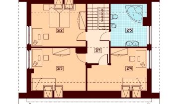 dom wolnostojący, 3 pokoje Jędrzychów