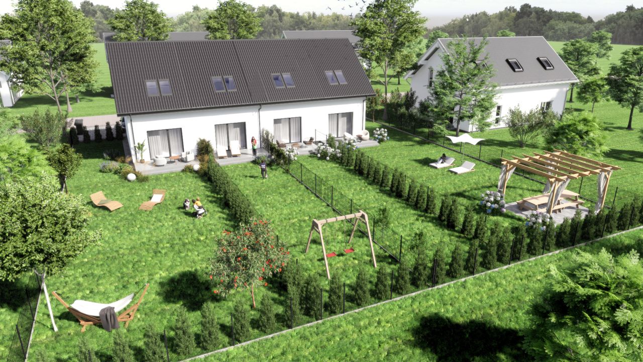 bliźniak, 4 pokoje Lewin Brzeski. Zdjęcie 3