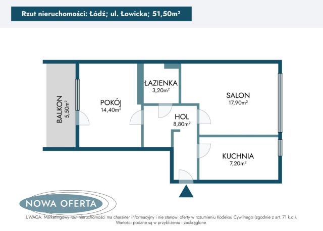 Mieszkanie 2-pokojowe Łódź Zarzew, ul. Łowicka. Zdjęcie 21