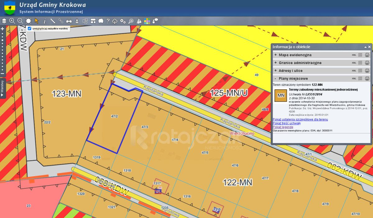Działka budowlana Wierzchucino, ul. Kapitańska. Zdjęcie 12