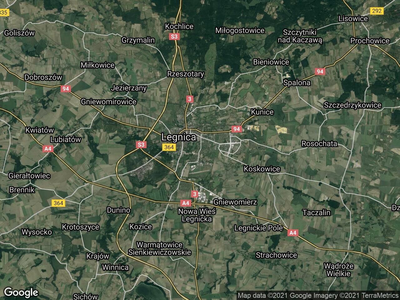 Działka rekreacyjna Legnica Bielany, al. Rzeczypospolitej