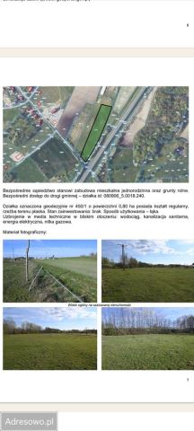 Działka inwestycyjna Krężoły. Zdjęcie 1