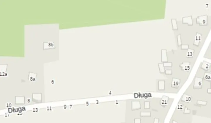 Działka budowlana Wąwał, ul. Długa