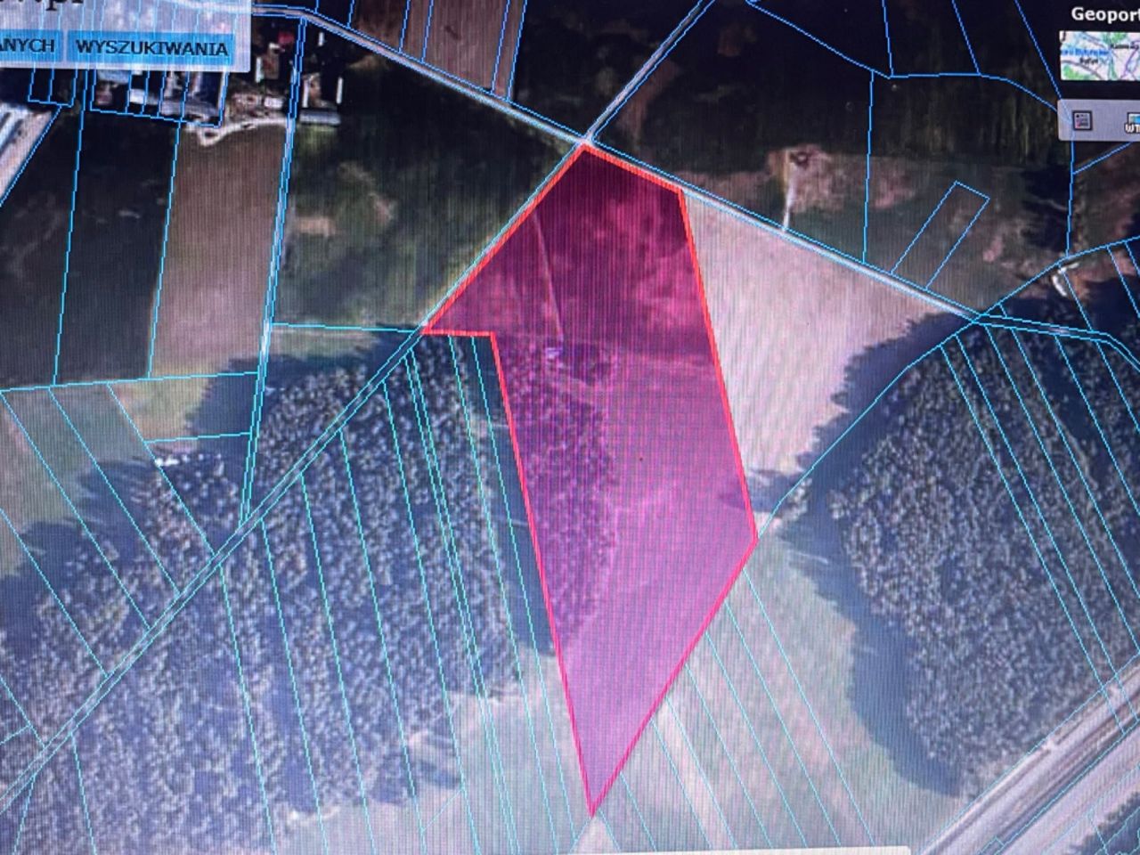 Działka rolna Podłatki Małe