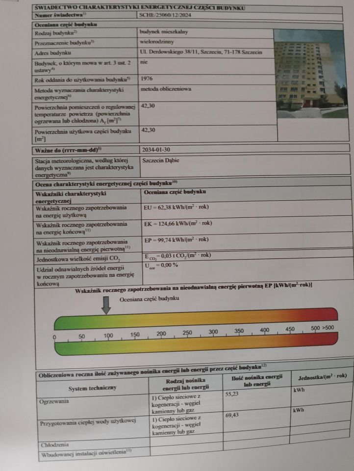 Mieszkanie 2-pokojowe Szczecin Świerczewo, ul. Hieronima Derdowskiego. Zdjęcie 4
