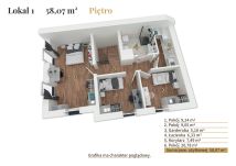 bliźniak, 4 pokoje Krotoszyn Bukówko, ul. Granitowa. Zdjęcie 3