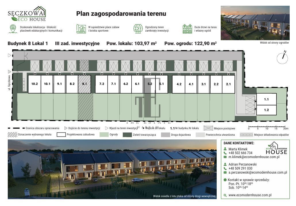 dom szeregowy, 4 pokoje Warszawa Wawer, ul. Sęczkowa. Zdjęcie 9