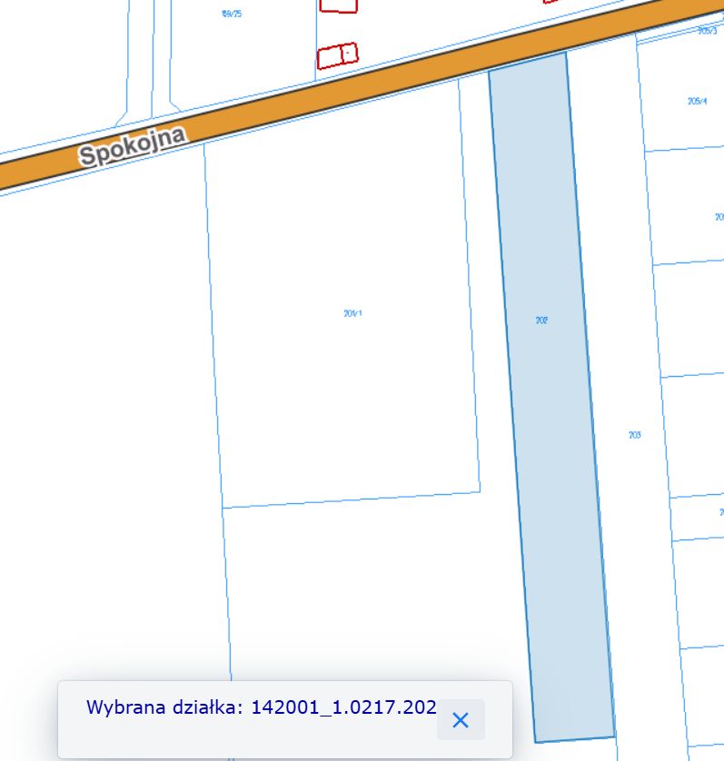 Działka budowlana Szerominek, ul. Spokojna. Zdjęcie 2