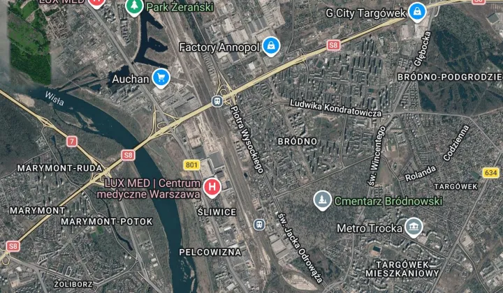 Mieszkanie 3-pokojowe Warszawa Bródno, ul. Piotra Wysockiego
