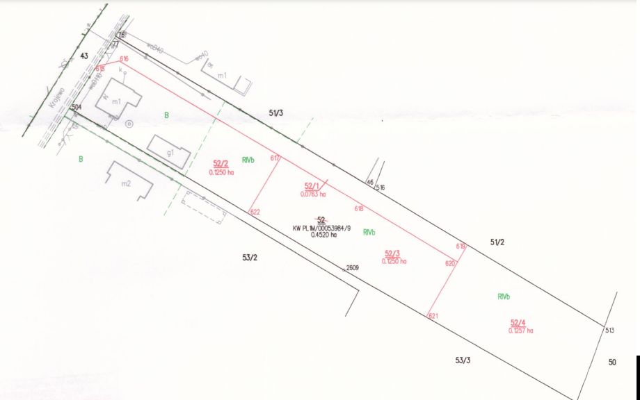 Działka budowlana Mława Krajewo, ul. Krajewo