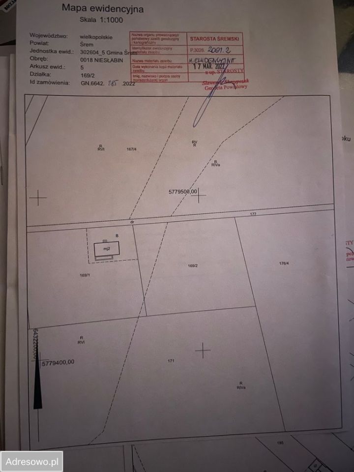 Działka budowlana Niesłabin. Zdjęcie 4