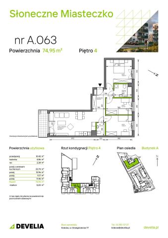 Mieszkanie 4-pokojowe Kraków Bieżanów, ul. Henryka i Karola Czeczów. Zdjęcie 7