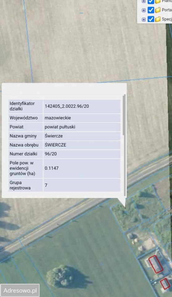 Działka budowlana Świercze. Zdjęcie 4