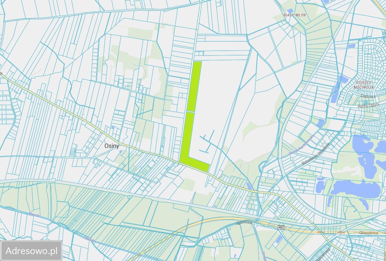 Działka budowlana Osiny. Zdjęcie 3