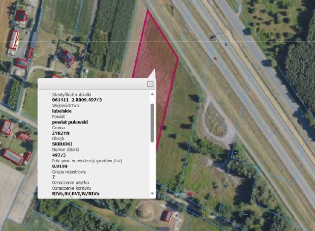 Działka rolno-budowlana Skrudki. Zdjęcie 1