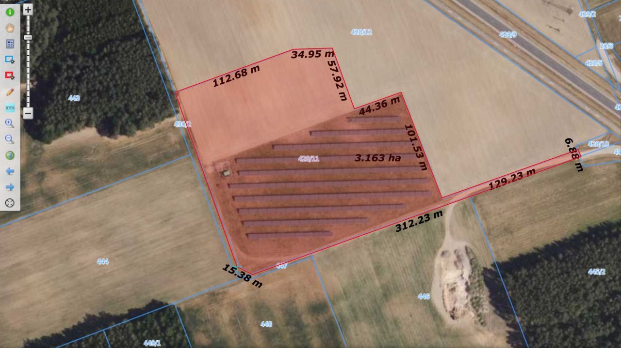 Działka inwestycyjna Giełczyn