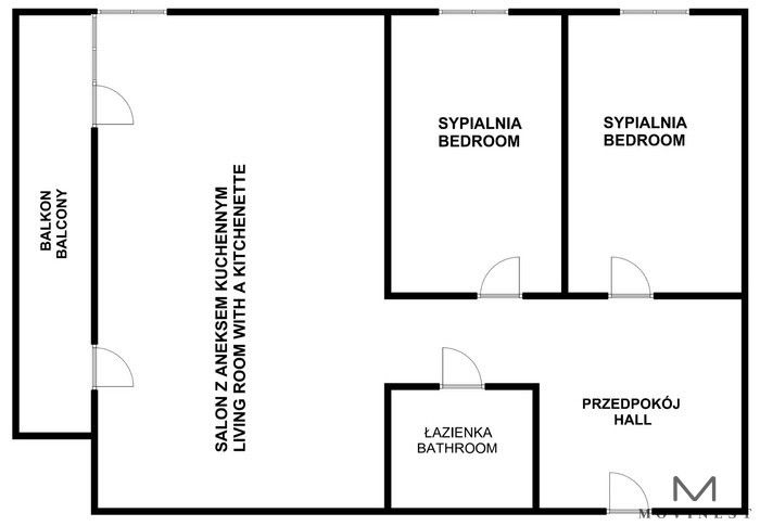 Mieszkanie 3-pokojowe Poznań Nowe Miasto, ul. Lwowska. Zdjęcie 10