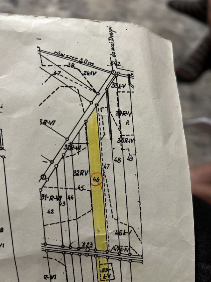 Działka rolna Kopcie