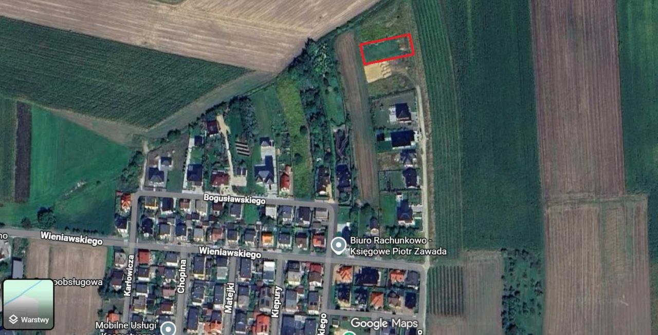 Działka budowlana Pleszew, ul. Feliksa Nowowiejskiego. Zdjęcie 1